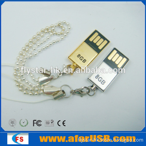 Bulk Cheap USB 2.0 Metal USB Flash Drive Mini USB